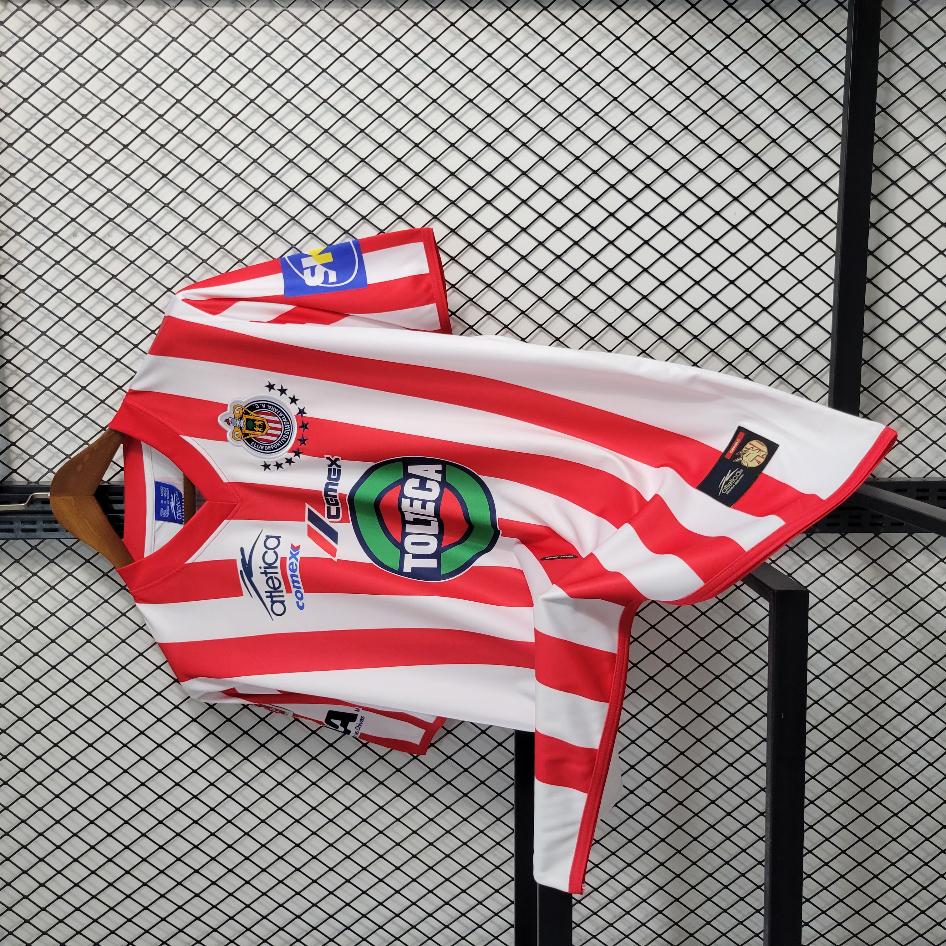 Higojerseys-Retro Chivas de Guadalajara 01-02 Home Stadium Jersey