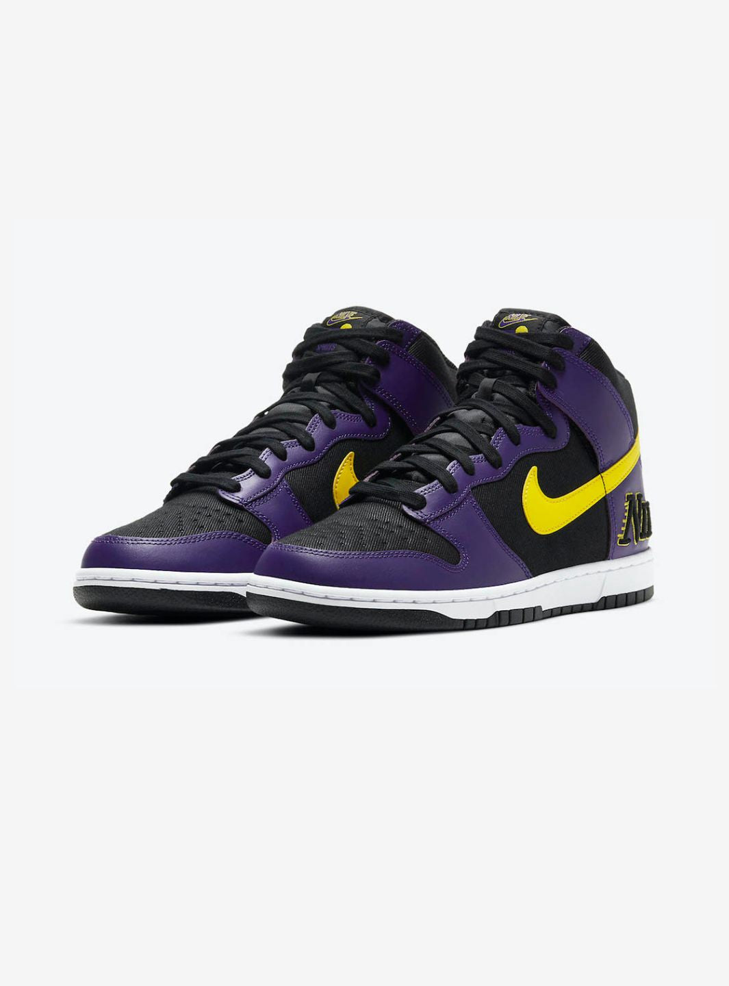 Nike Dunk High EMB Lakers、NIKE、Cacoeks