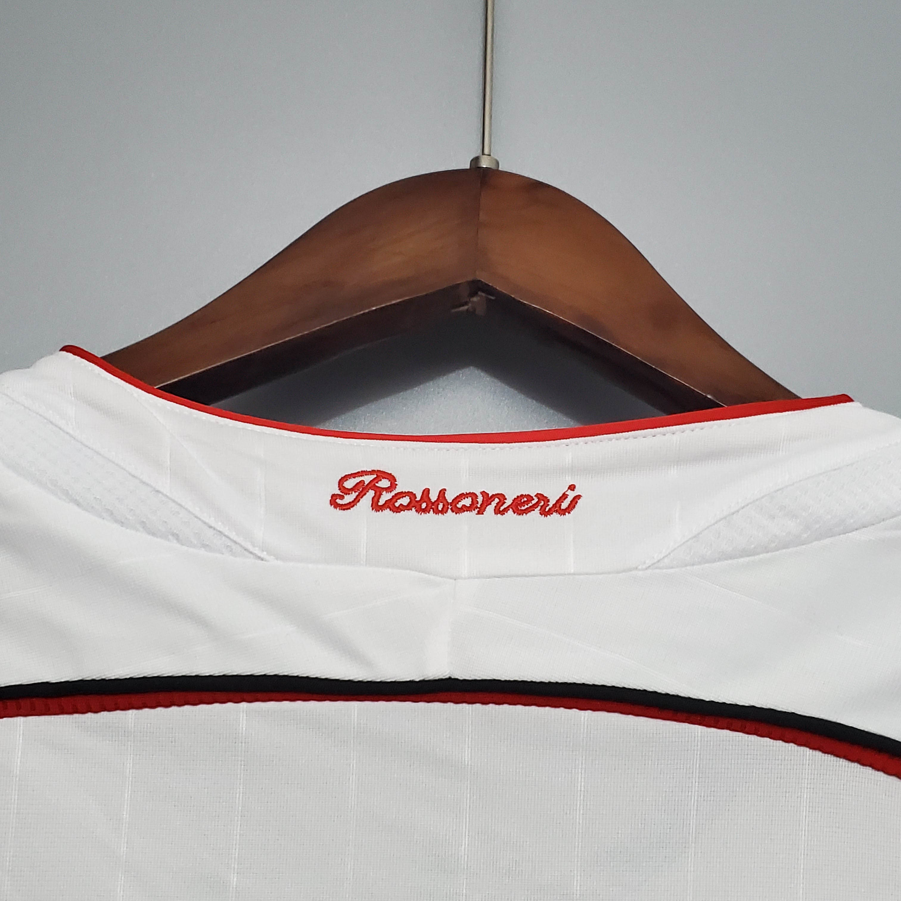 2006/2007 Retro Long Sleeve AC Milan Away Football Shirt 1:1 Thai Quality:football jersey mysite: unitedjerseyfootball 邓江浪:football