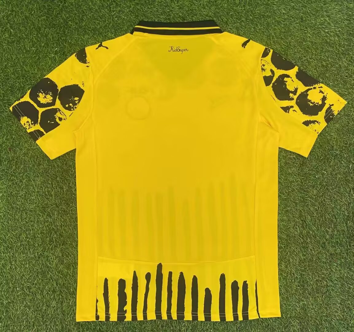 2025 Dortmund Home KidSuper Joint Edition Football Shirt 1:1 Thai Quality:football jersey mysite: unitedjerseyfootball 邓江浪:football