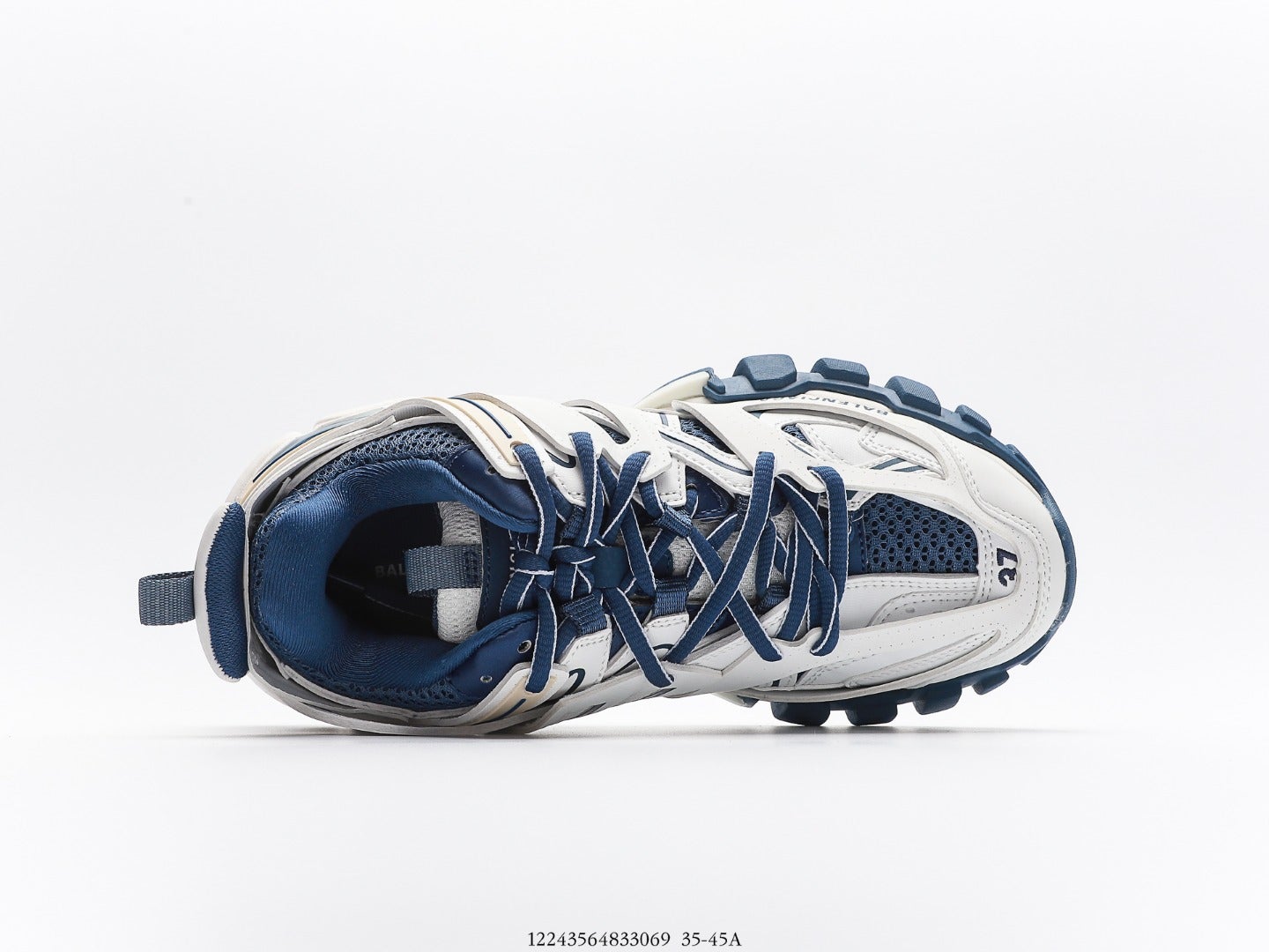 Balenciaga Track Trainer Worn Out White Blue、mysite、Cacoeks