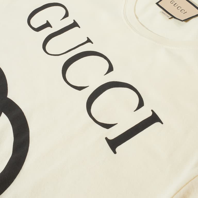 Gucci Interlocking G Logo T-Shirt Off White、mysite、Cacoeks