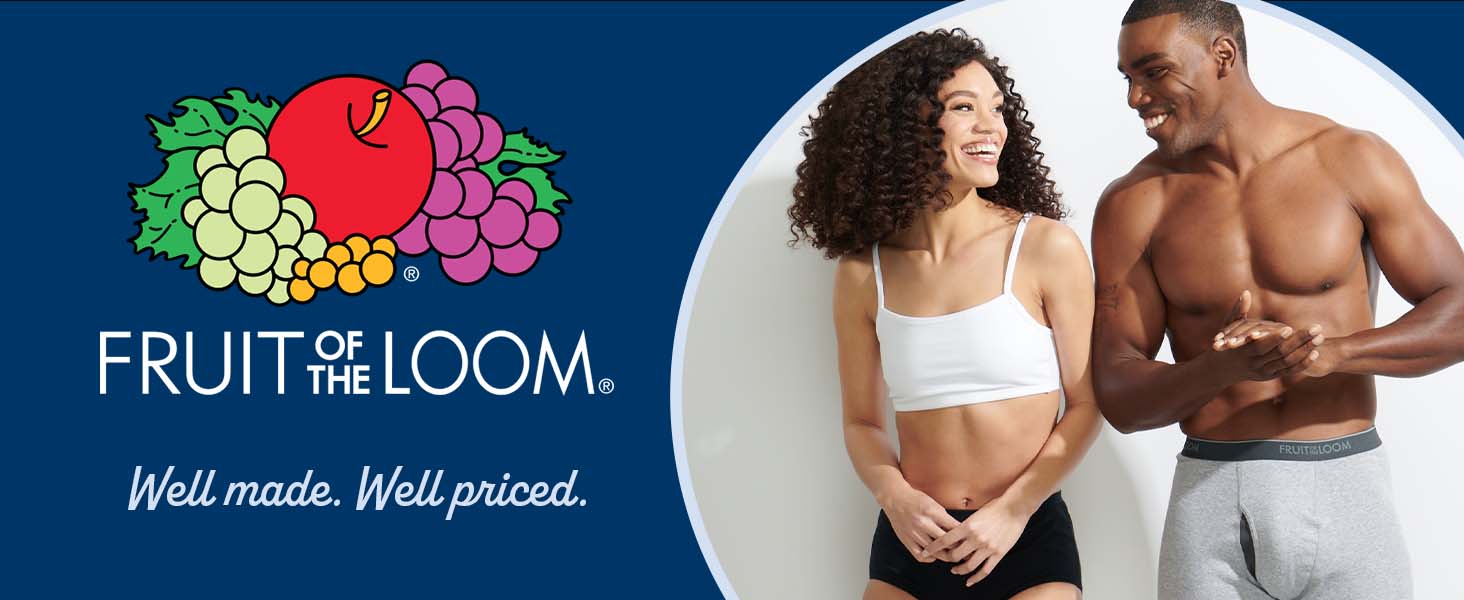 Fruit of the Loom. Well Made. Well Priced.