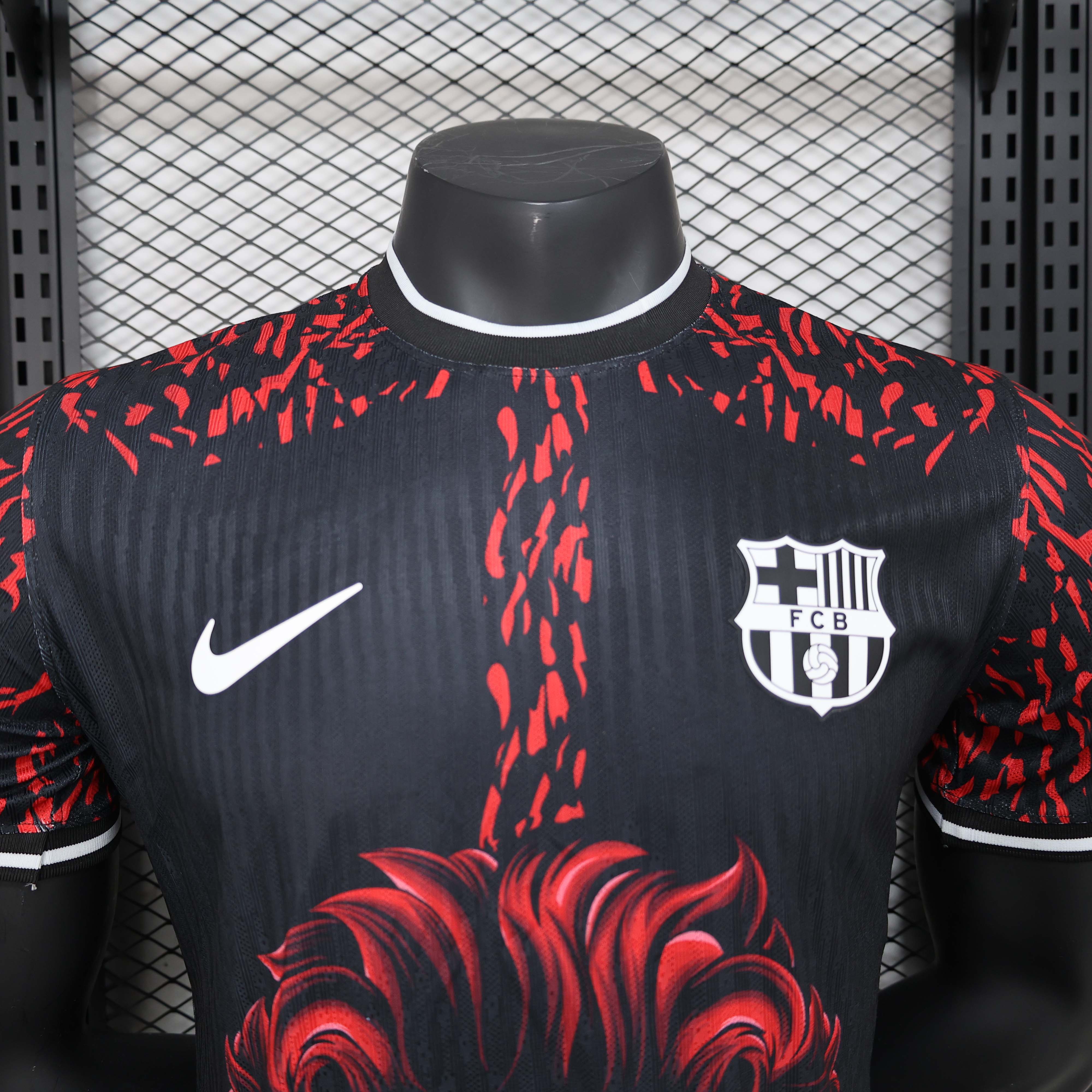2024/2025 Player Version Barcelona Special Edition Black and Red Football Shirt 1:1 Thai Quality:football jersey mysite: unitedjerseyfootball 邓江浪:football