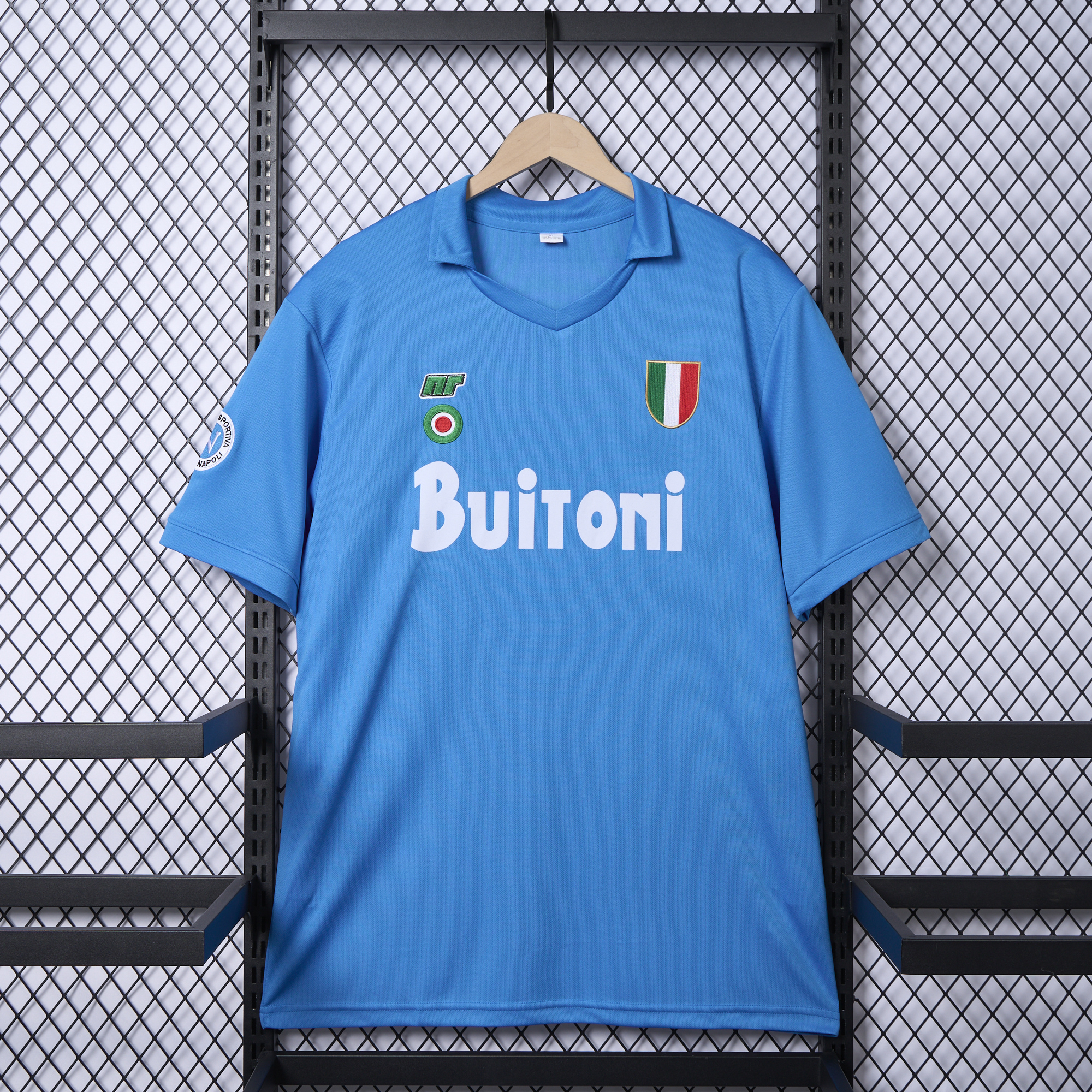 SIUjerseys-Retro Napoli 1987-88 Home Stadium Jersey