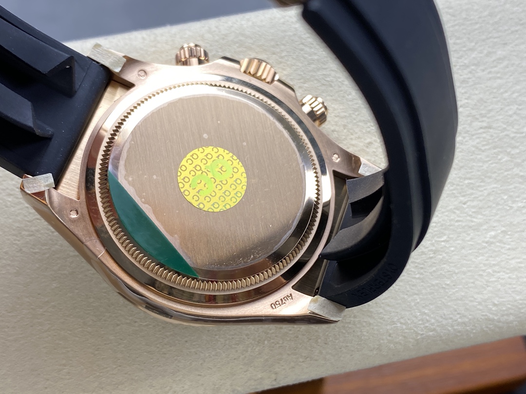 Rolex Daytona Everose Rubber 126515LN 0004 Black Dial Diamond Watch 2025-fasswatch