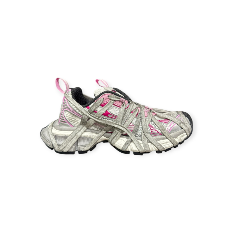 Balenciaga 3XL Extreme Lace Sneaker in White Grey Pink、mysite、Cacoeks