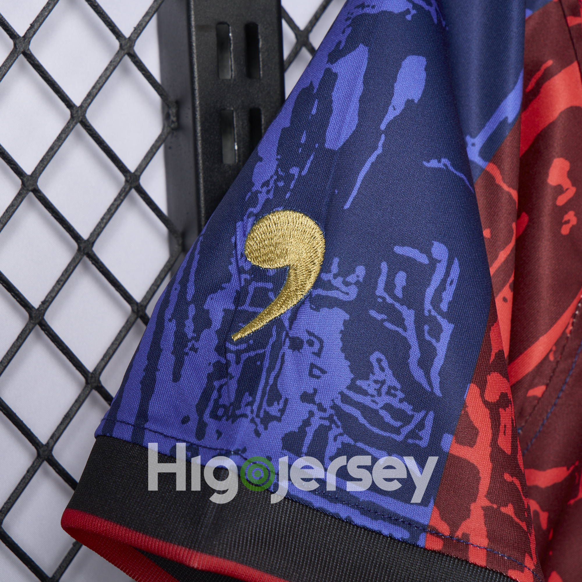 Higojerseys-Barcelona 2024-25 COMMA Messi Jersey - Fans Version