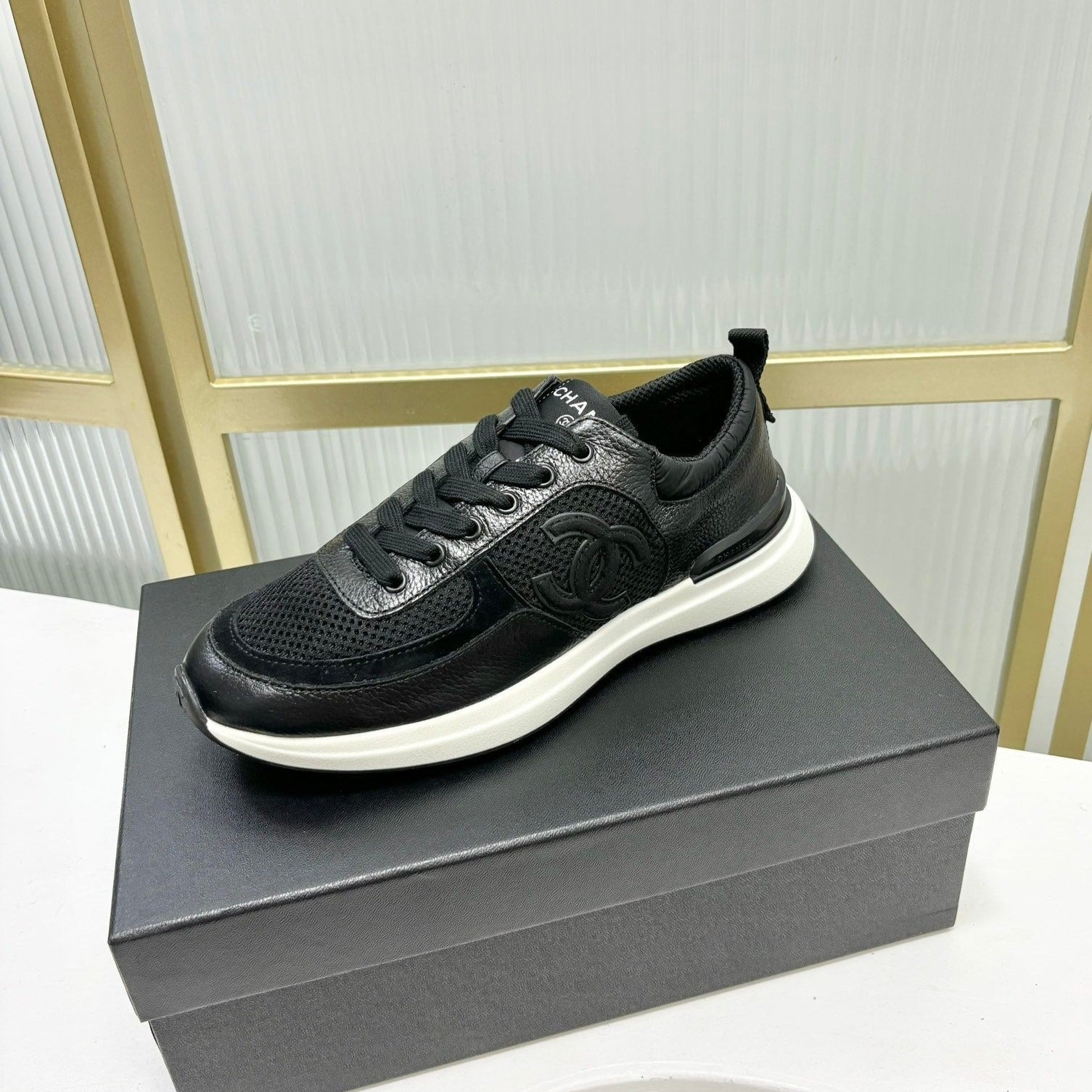 SNEAKER IN BLACK SUEDE、mysite、Cacoeks
