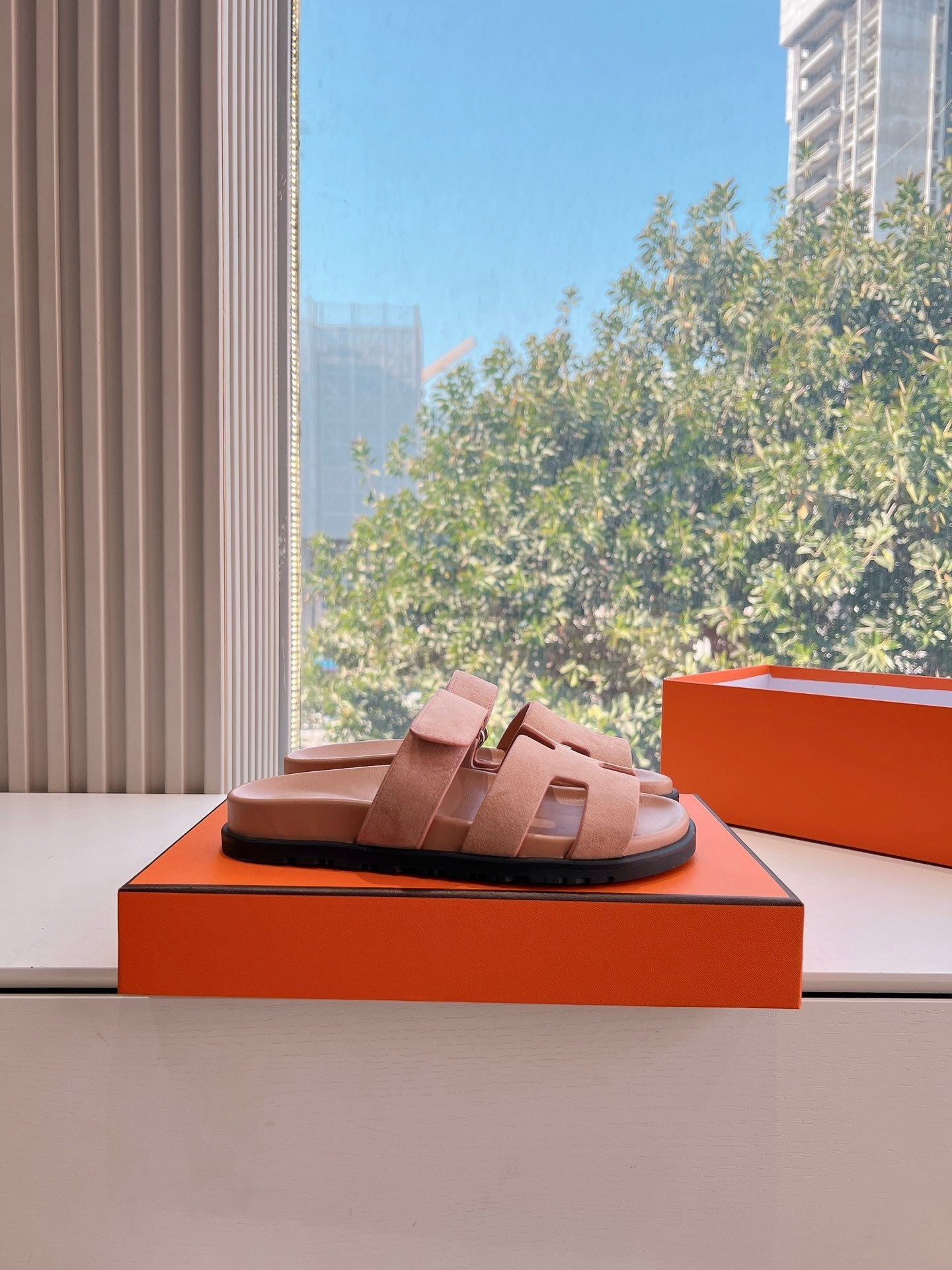 CHYPRE SANDAL IN ROSE PINK SUEDE、mysite、Cacoeks