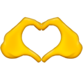 Heart Hands on Emojipedia Sample Images 14.0