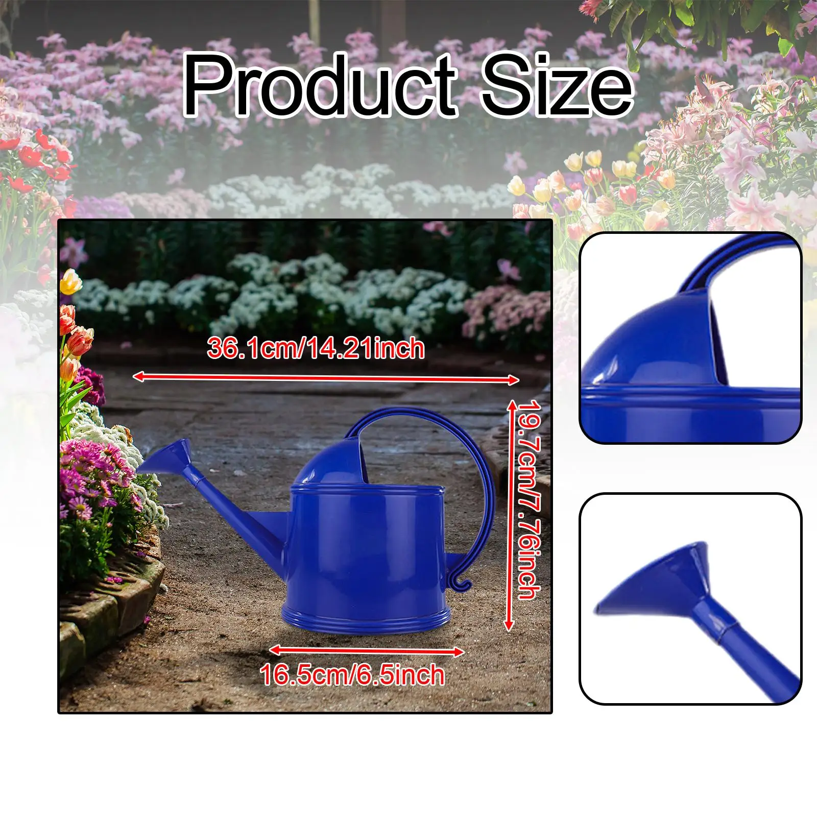 Watering Can PP Resin Gardening Tool for House Flower Courtyards Vegetables