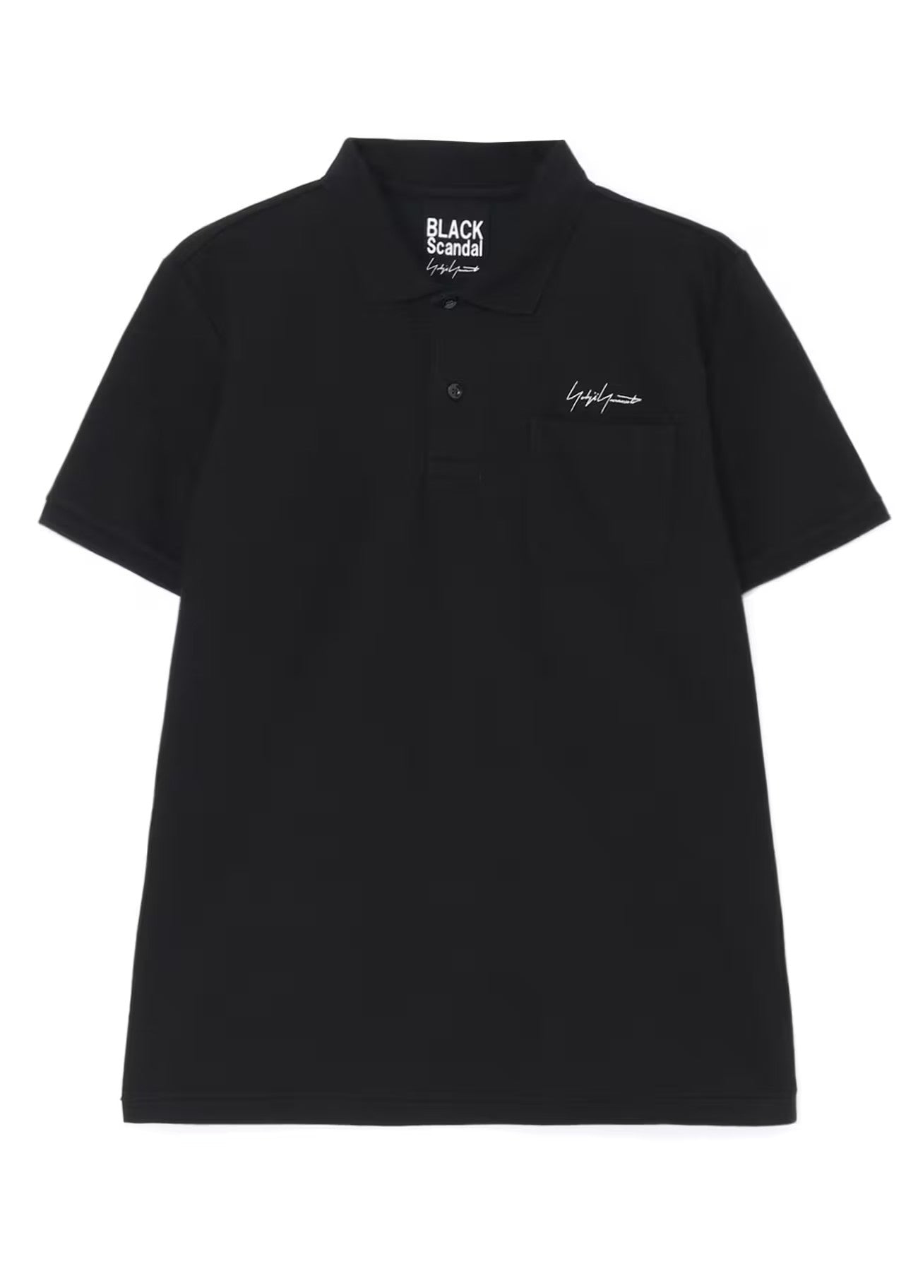 Yohji Yamamoto POUR HOMME 2PIECES PACK SIGNATURE EMBROIDERY POLO SHIRTS  HP-T44-994-1-03 