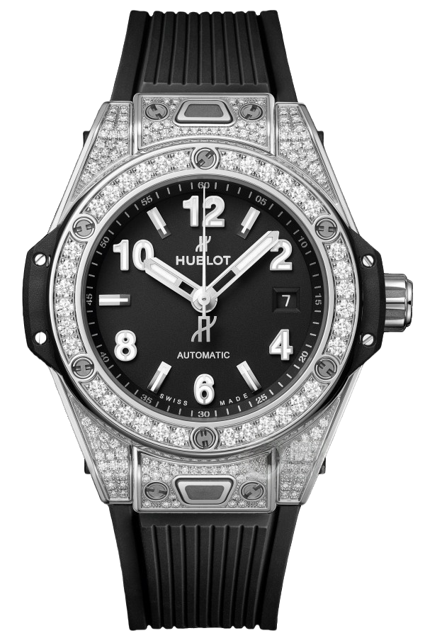 Hublot Big Bang Ref. 485.SX.1170.RX.1604 Super Clone Watch – Stainless Steel Diamond Bezel Black Dial Fake Replica
