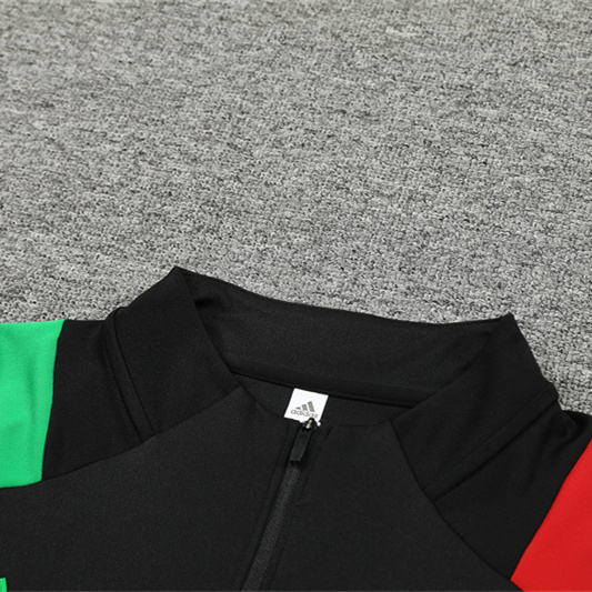 ManixJersey.com | Arsenal 24-25 Long Sleeve Training Set - Black -Customize Name, Number and Patch | Worldwide Shipping