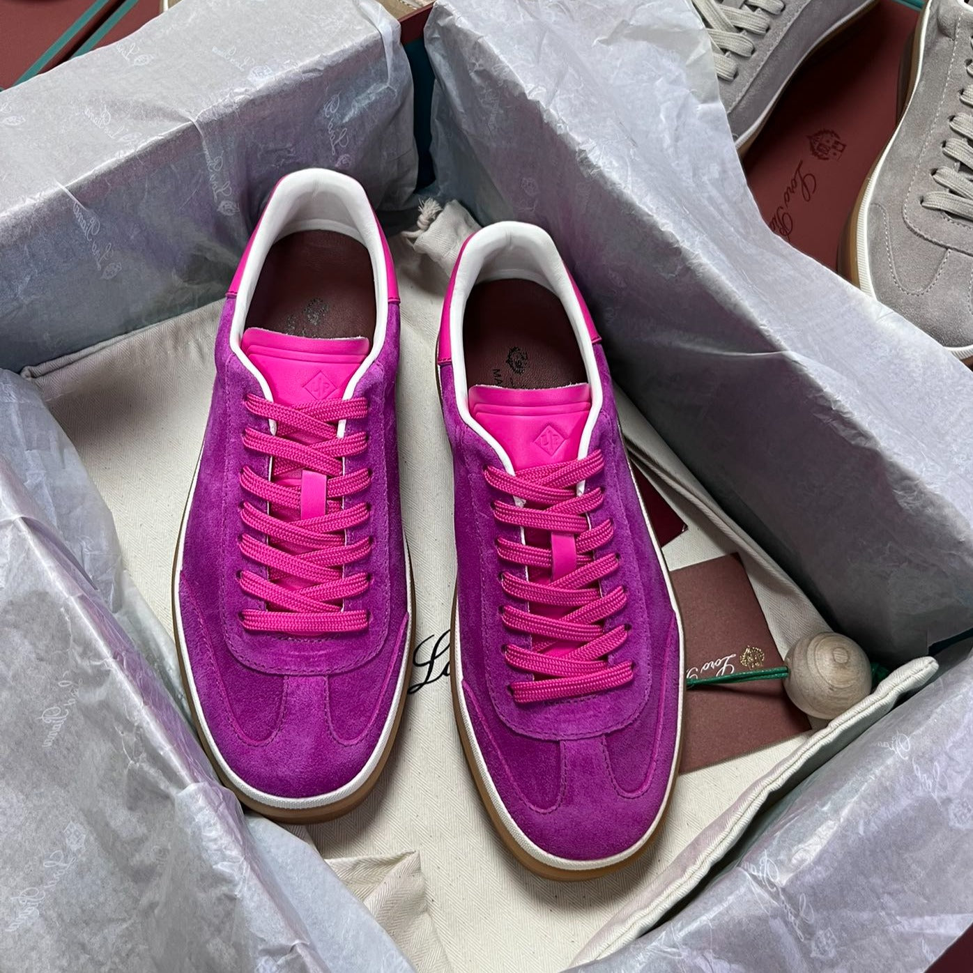 LP TENNIS WALK SNEAKERS BARBIE PINK CALFSKIN、mysite、Cacoeks