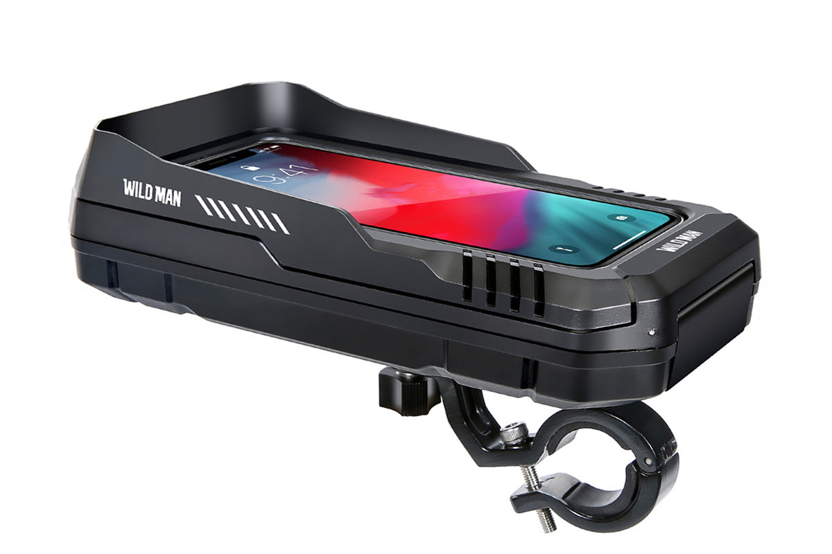 WILDMAN E-Bike Waterproof 360° Phone Mount Holder Bag、mySite、bearsvspackers