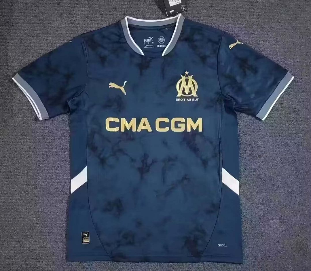 24/25 Olympique de Marseille Away Football Shirt-mysite Custom Football Kit- Nextkits