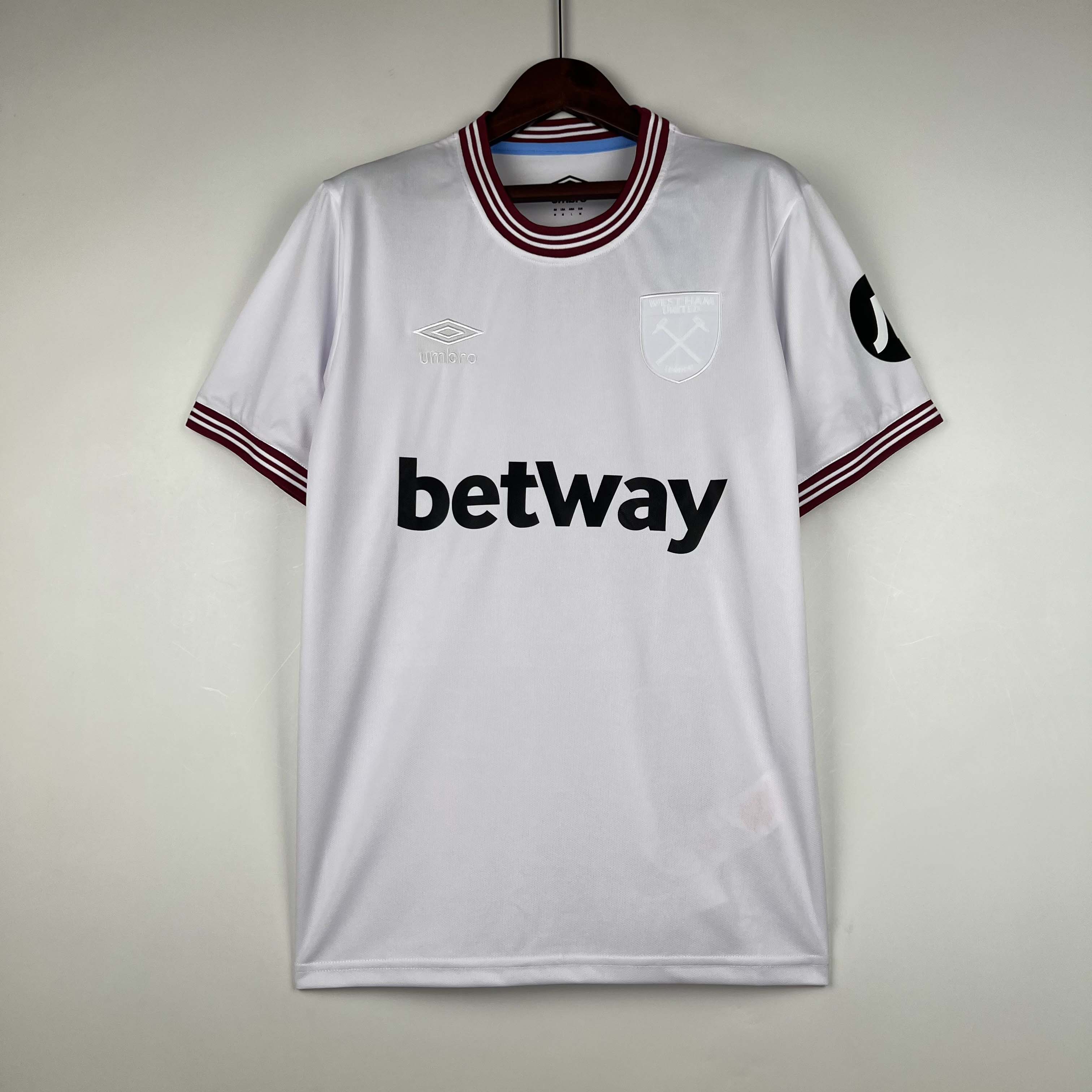 2023/2024 West Ham United Away Football Shirt 1:1 Thai Quality:football jersey mysite: unitedjerseyfootball 邓江浪:football
