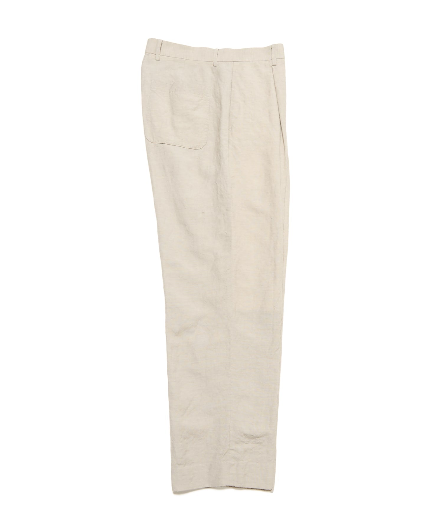 SOPHNET. 25S/S LINEN WOOL 1TUCK SLACKS  SOPH-250022 