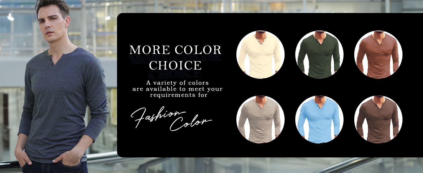 long sleeve tee shirts slim fit for men