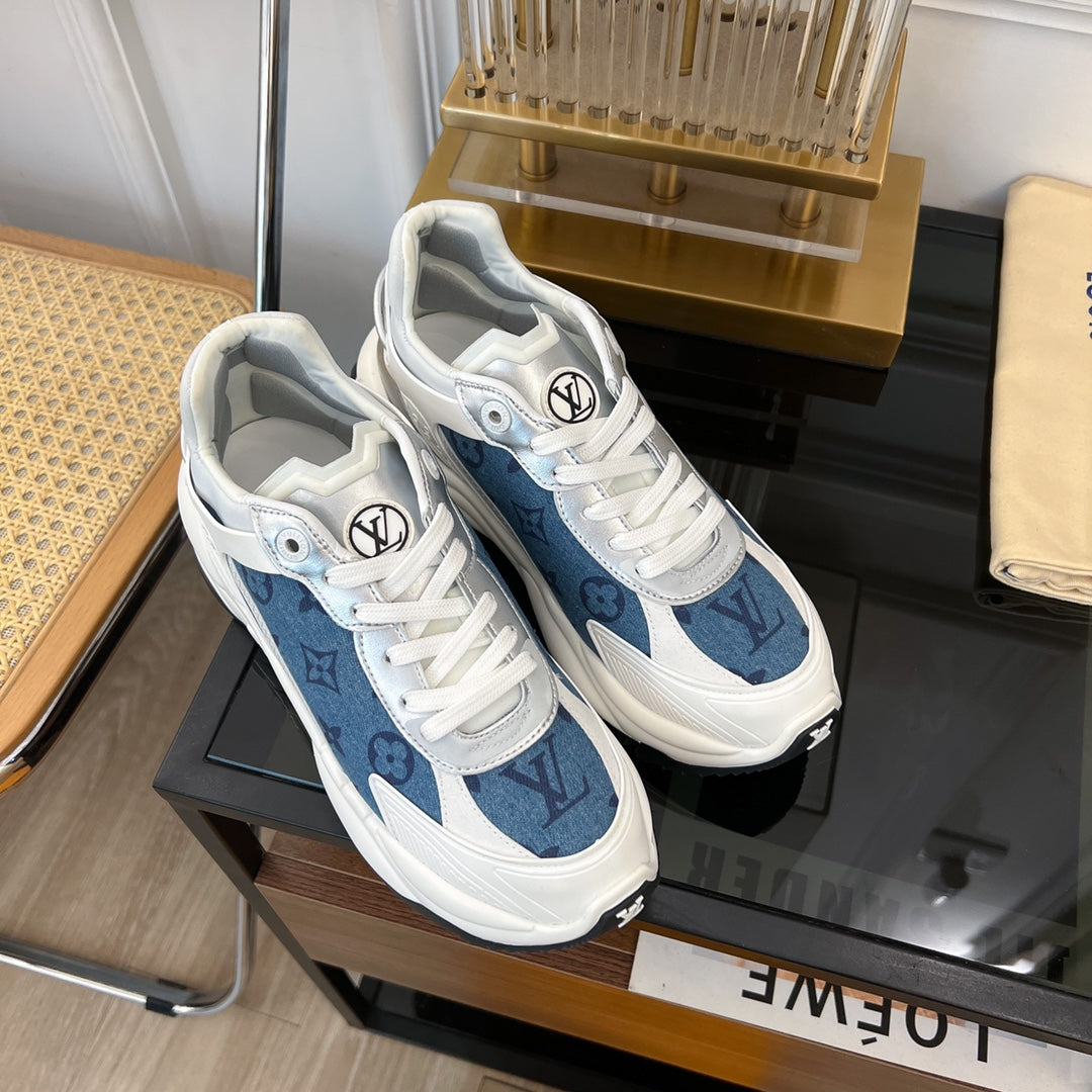 LV RUN 55 SNEAKER BLUE GRAY、mysite、Cacoeks