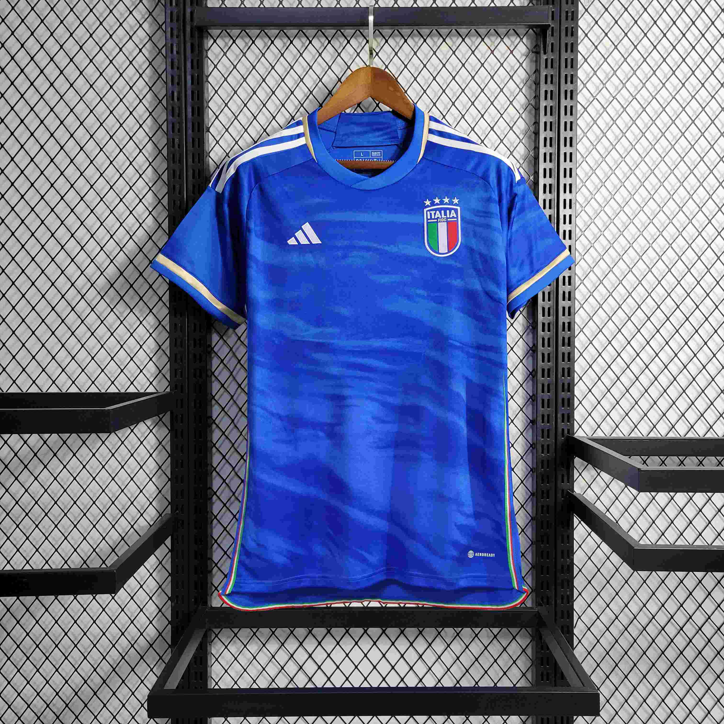 2023 Italy Home Soccer Shirt-mysite Custom Football Kit- Nextkits