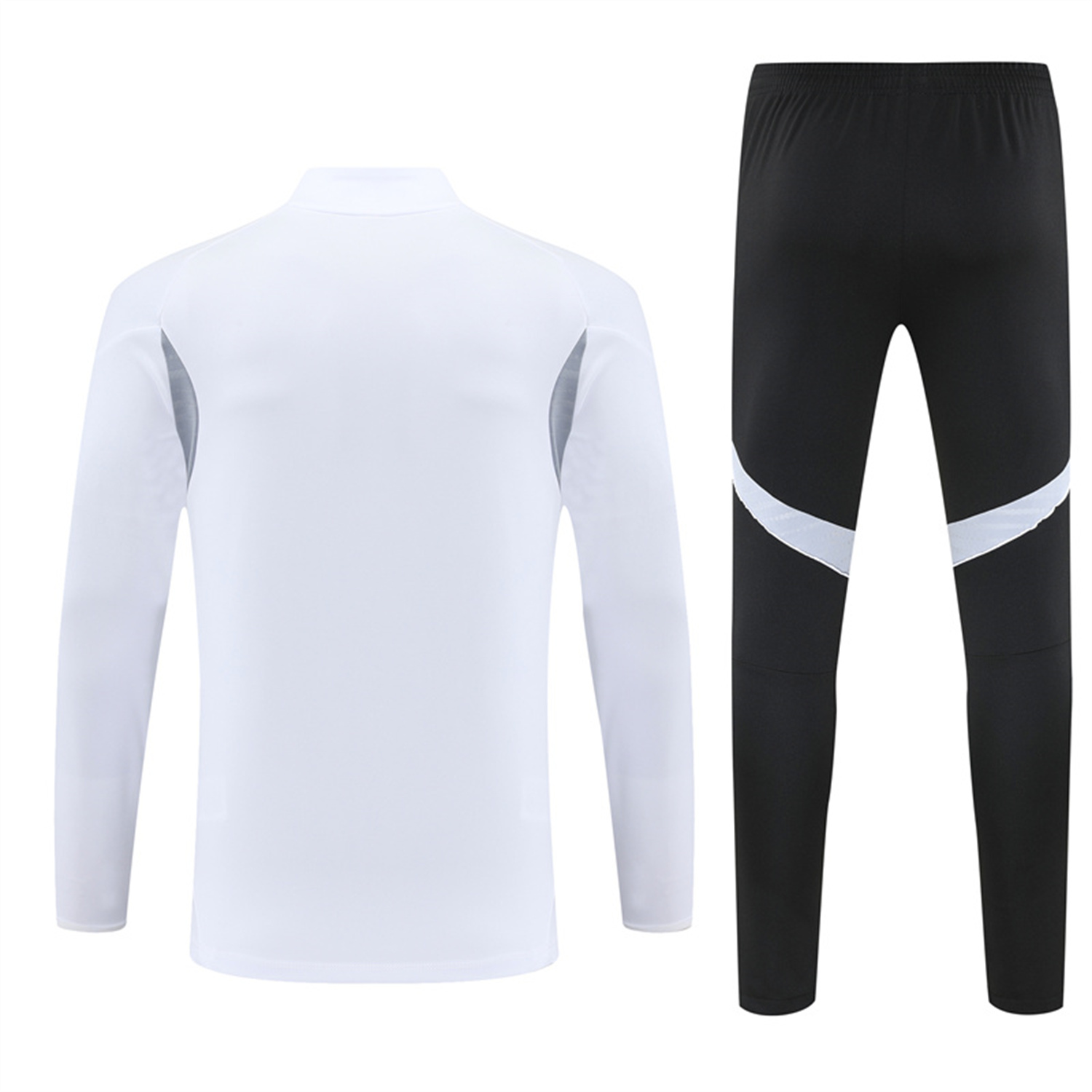 UltraTrikot-INT M.A.M 25-26 Kid Long Sleeves Training Set - White Top & Black Pants