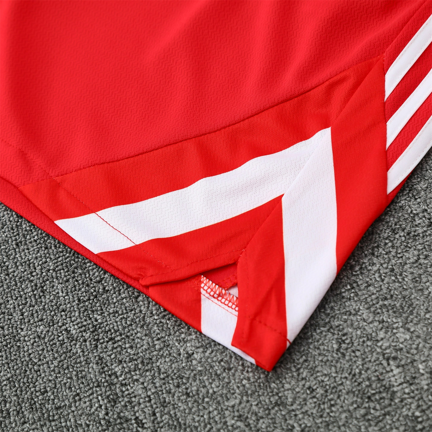 foot-Bayern Munich 25-26 Short-Sleeve Training Set - Red Top & Red Shorts