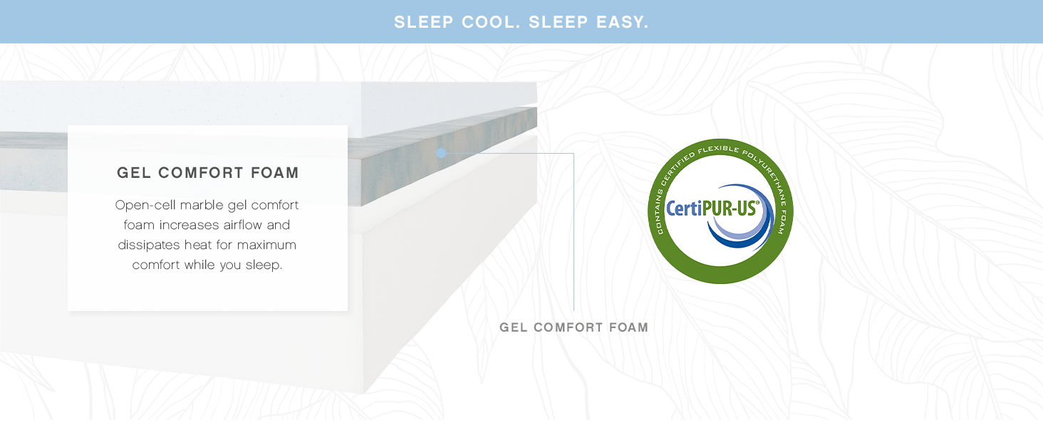 Classic Brands Cool Gel Chill Memory Foam 14-Inch Mattress