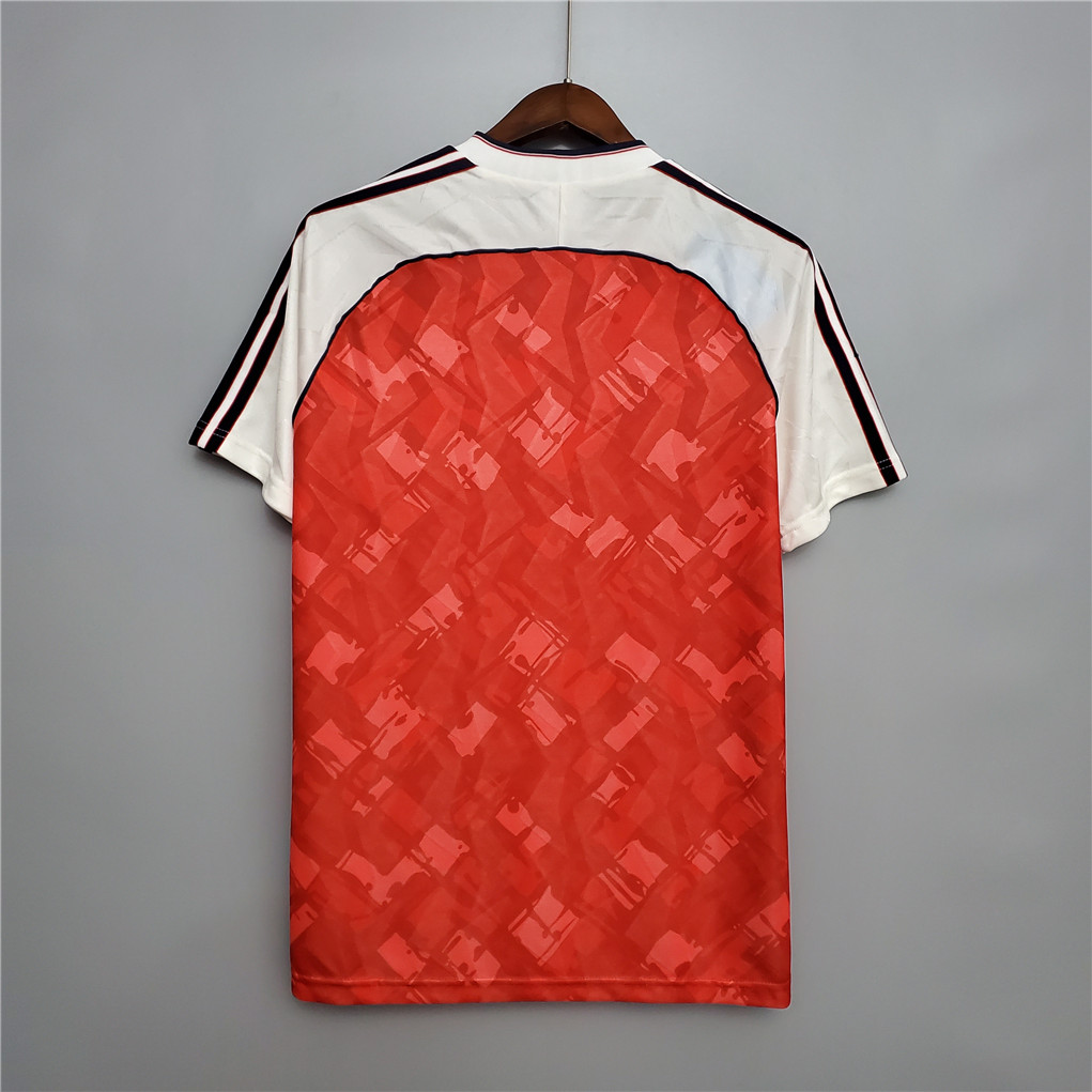 ManixJersey.com | Retro Arsenal 90-92 Home Stadium Jersey -Customize Name, Number and Patch | Worldwide Shipping