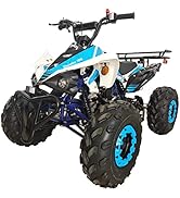 X-PRO 125cc ATV with Automatic Transmission w/Reverse, LED Headlights, Big 19"/18" Tires!