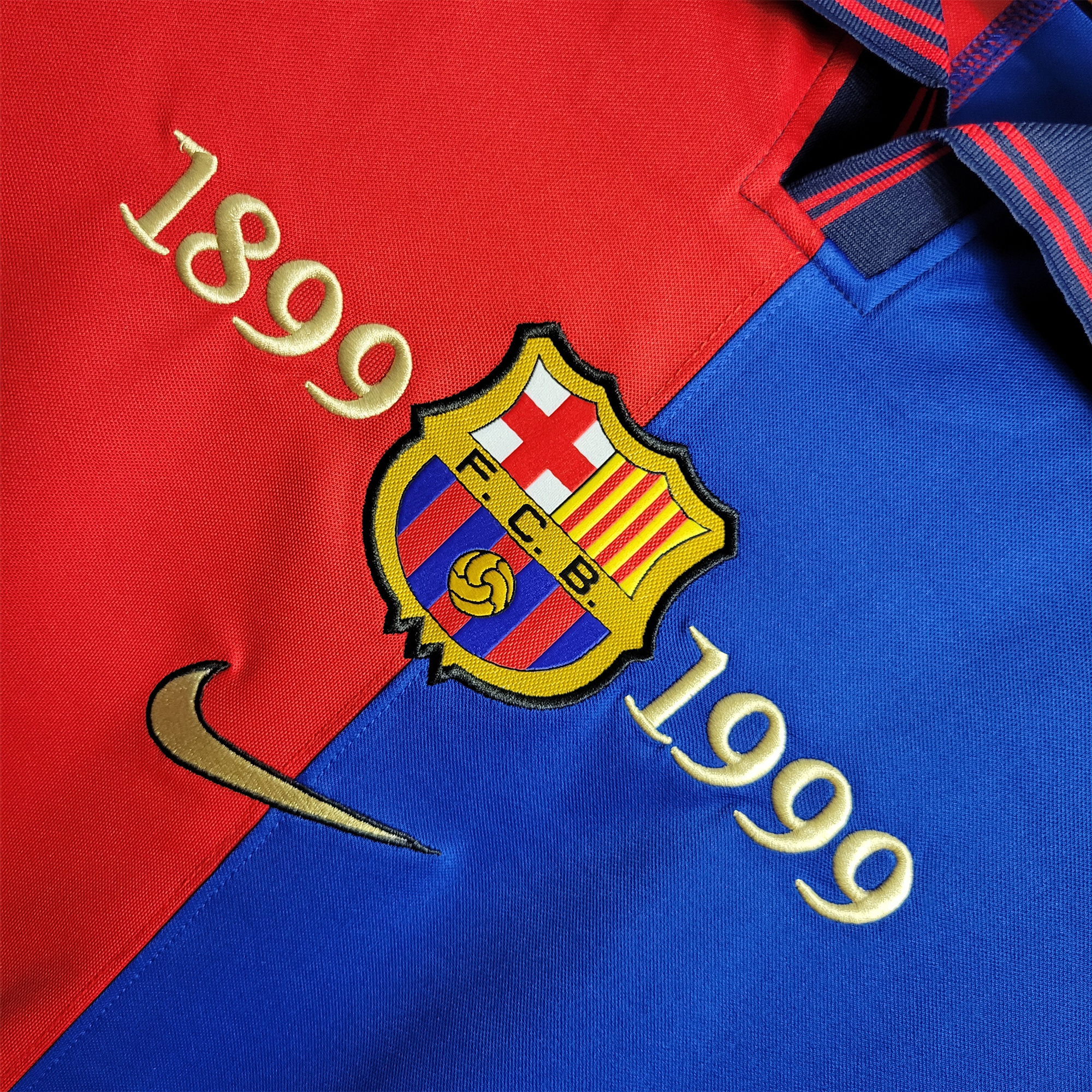 GlobeJersey-Retro Barcelona Centenary Edition Long Sleeve Jersey
