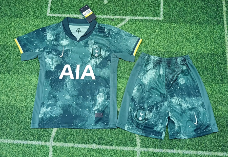 24/25 Tottenham Hotspur Third Away Football Shirt Kids Size Suit-mysite Custom Football Kit- Nextkits
