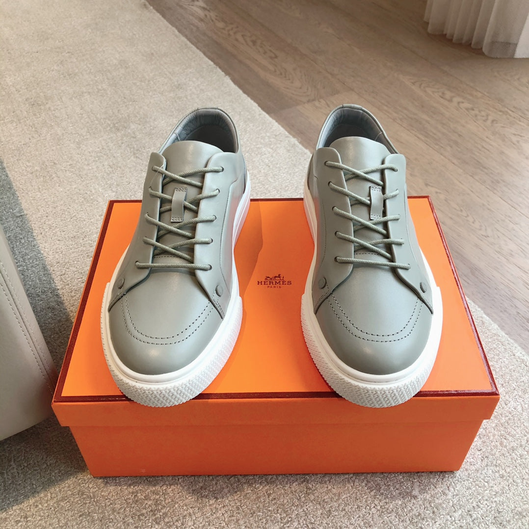 IRWIN SNEAKER LIGHT GRAY CALFSKIN、mysite、Cacoeks