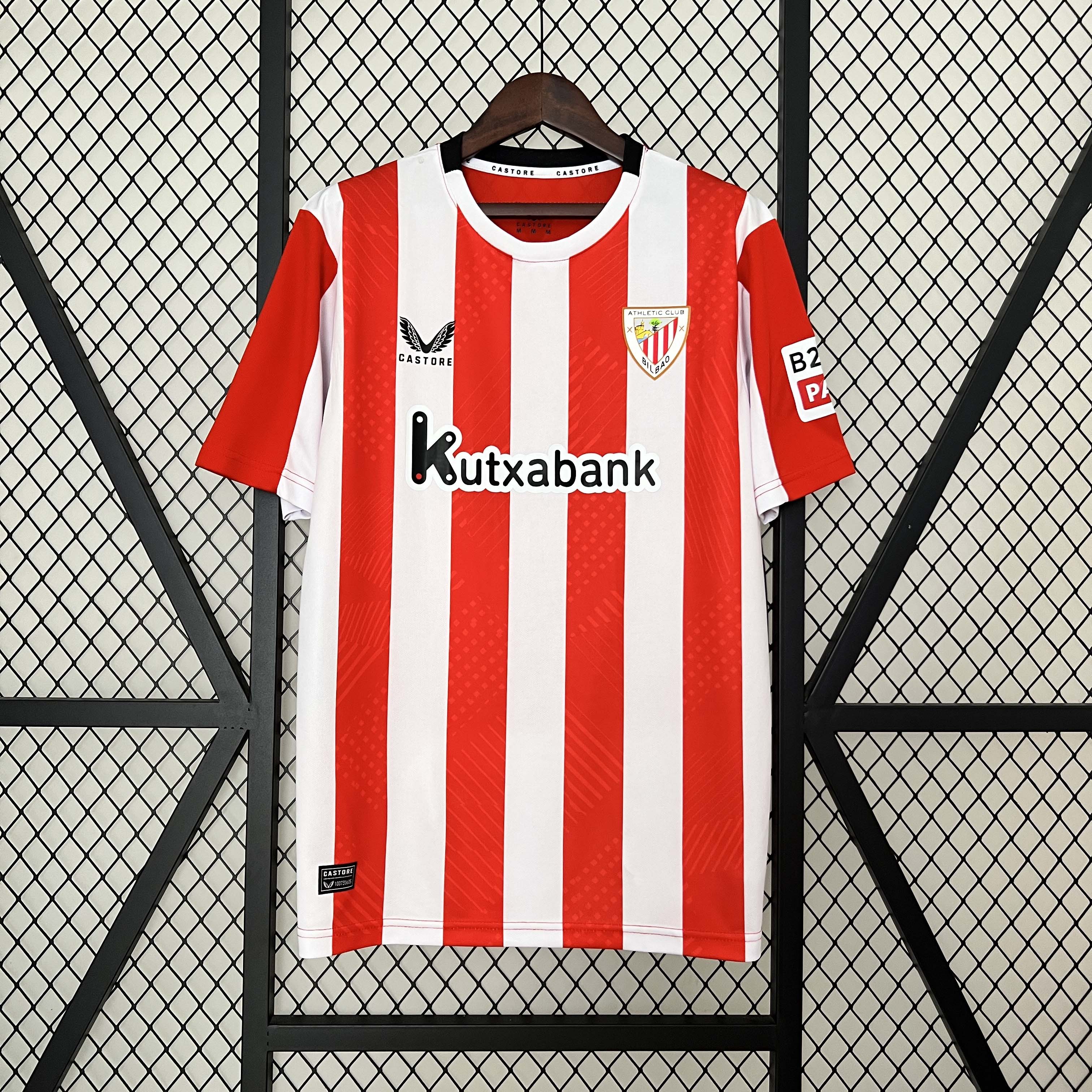 2024/2025 Athletic Bilbao Home Football Shirt 1:1 Thai Quality:football jersey mysite: unitedjerseyfootball 邓江浪:football