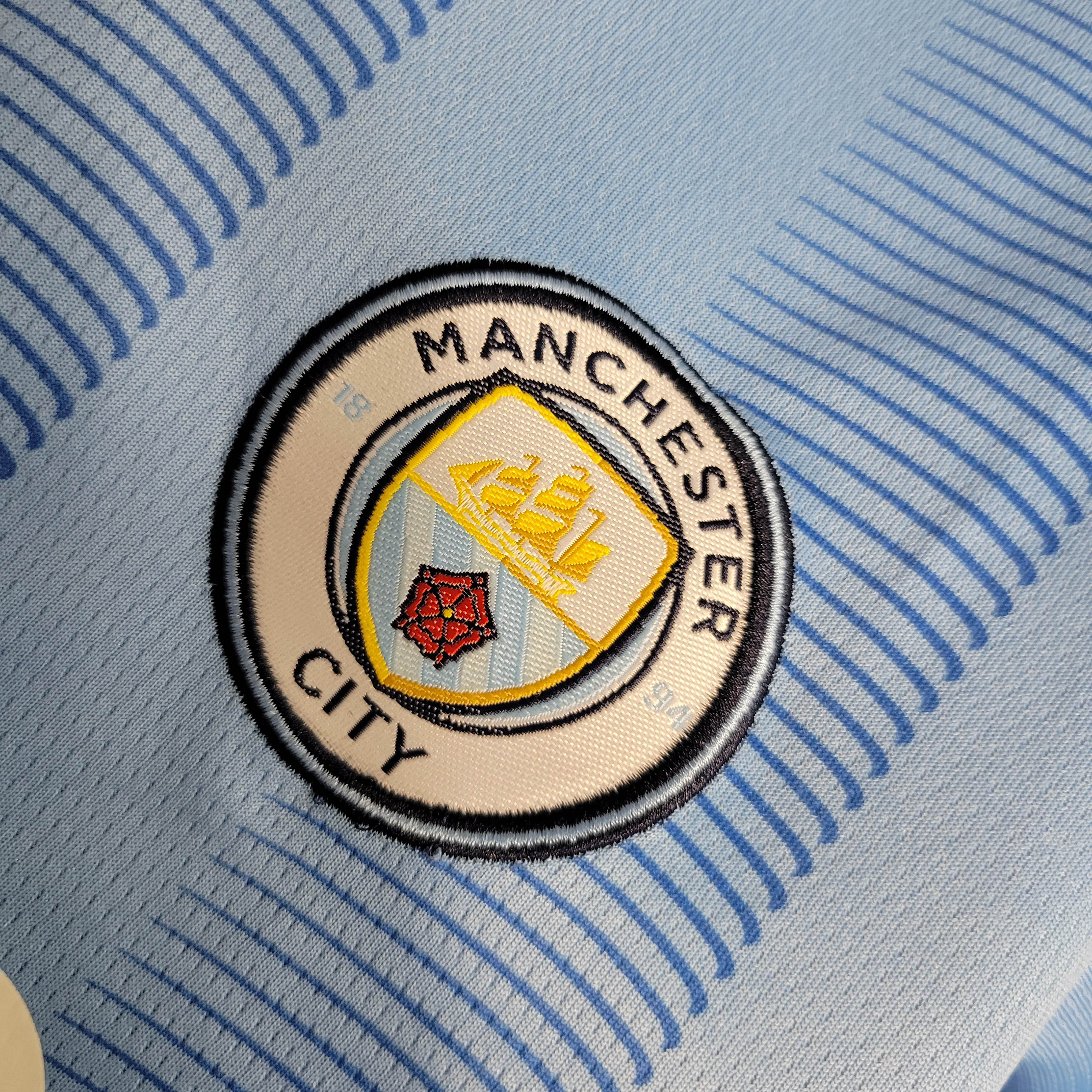 2023/2024 Manchester City Home Football Shirt 1:1 Thai Quality Kids Size:football jersey mysite: unitedjerseyfootball 邓江浪:football