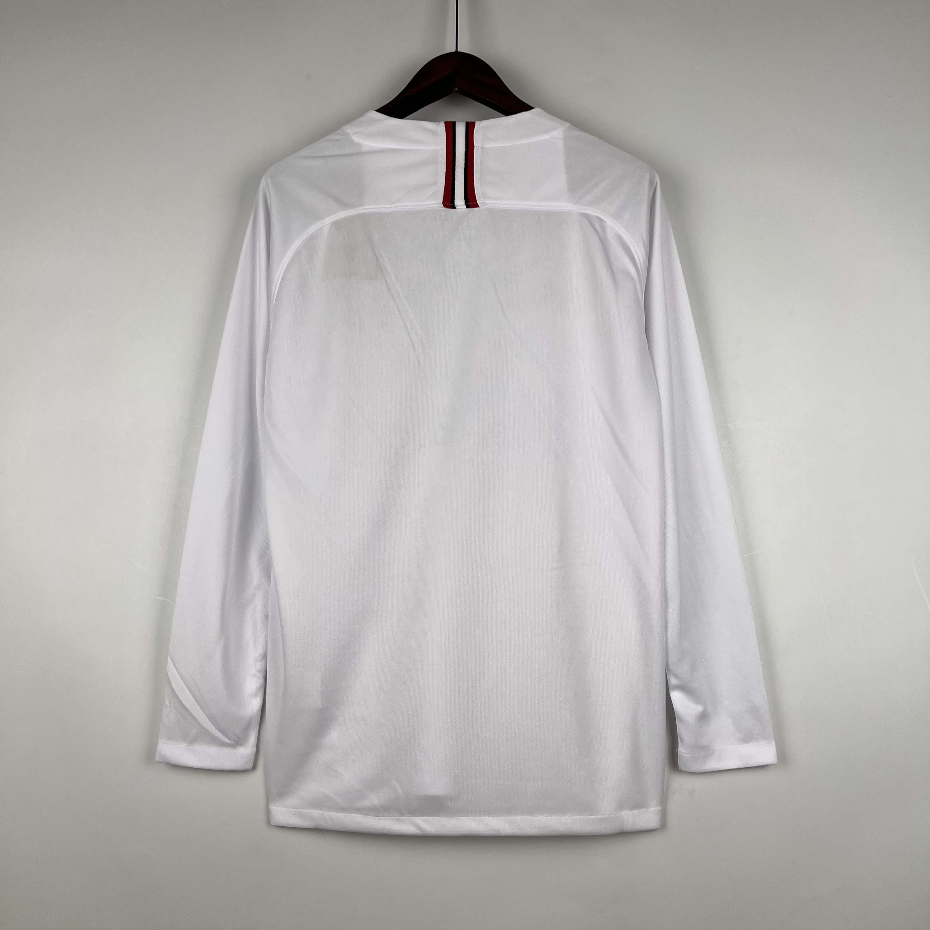 2018/2019 Retro Long Sleeve Psg Paris Saint-Germain Away Football Shirt1:1 Thai Quality:football jersey mysite: unitedjerseyfootball 邓江浪:football