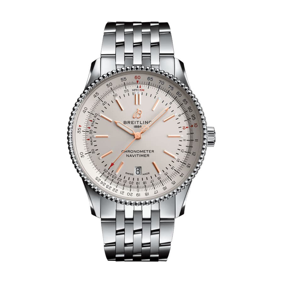 breitling navitimer automatic 41 steel a17326211g1a1 white dial