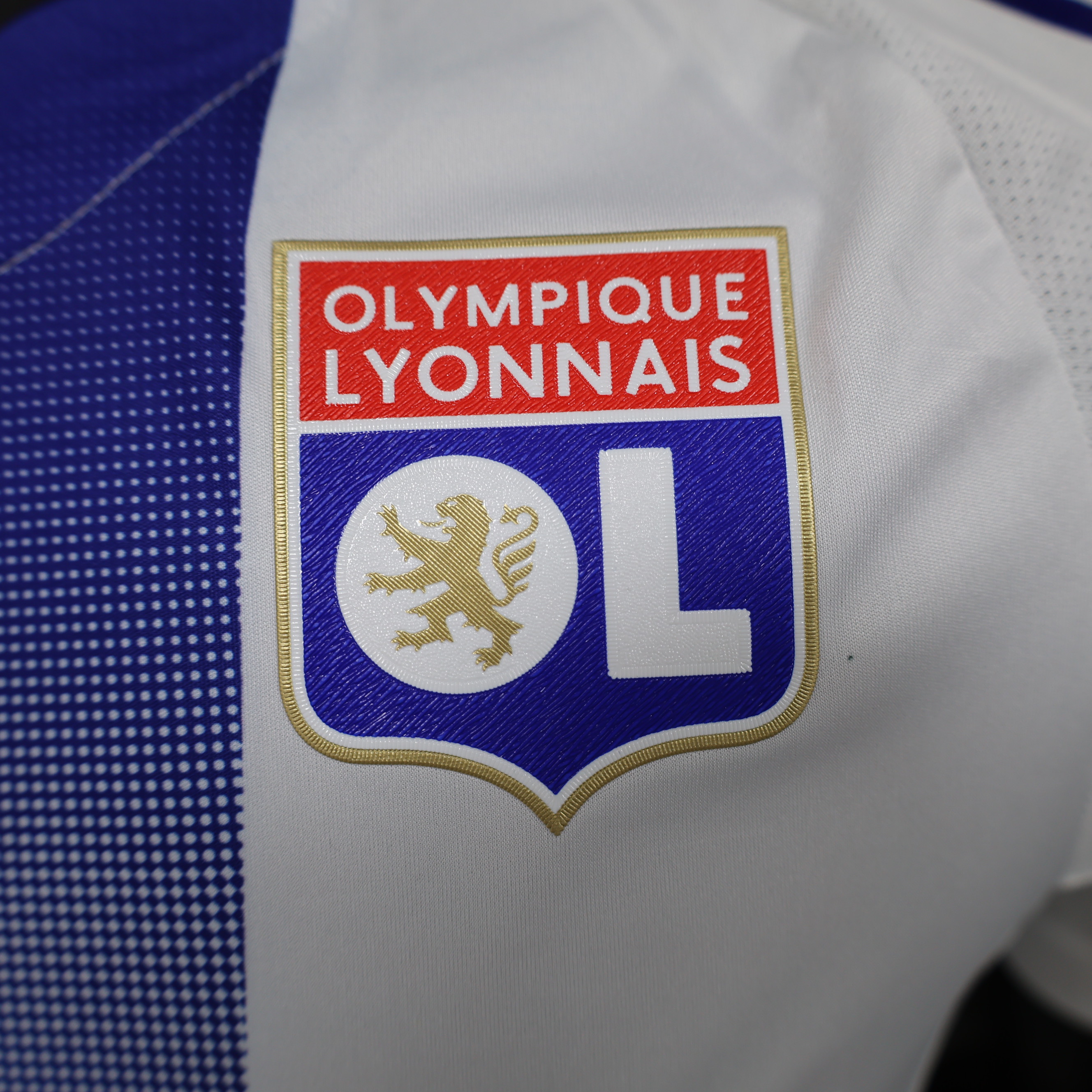 Higojerseys-Olympique Lyonnais Lyon 24-25 Home Stadium Jersey - Player Version