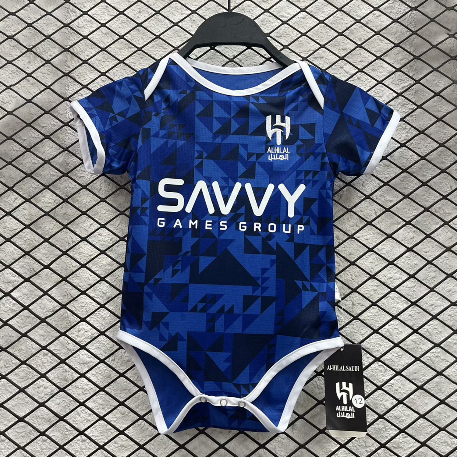 UltraTrikot-Al Hilal Riyadh Crescent 24-25 Home Baby Crawling Suit
