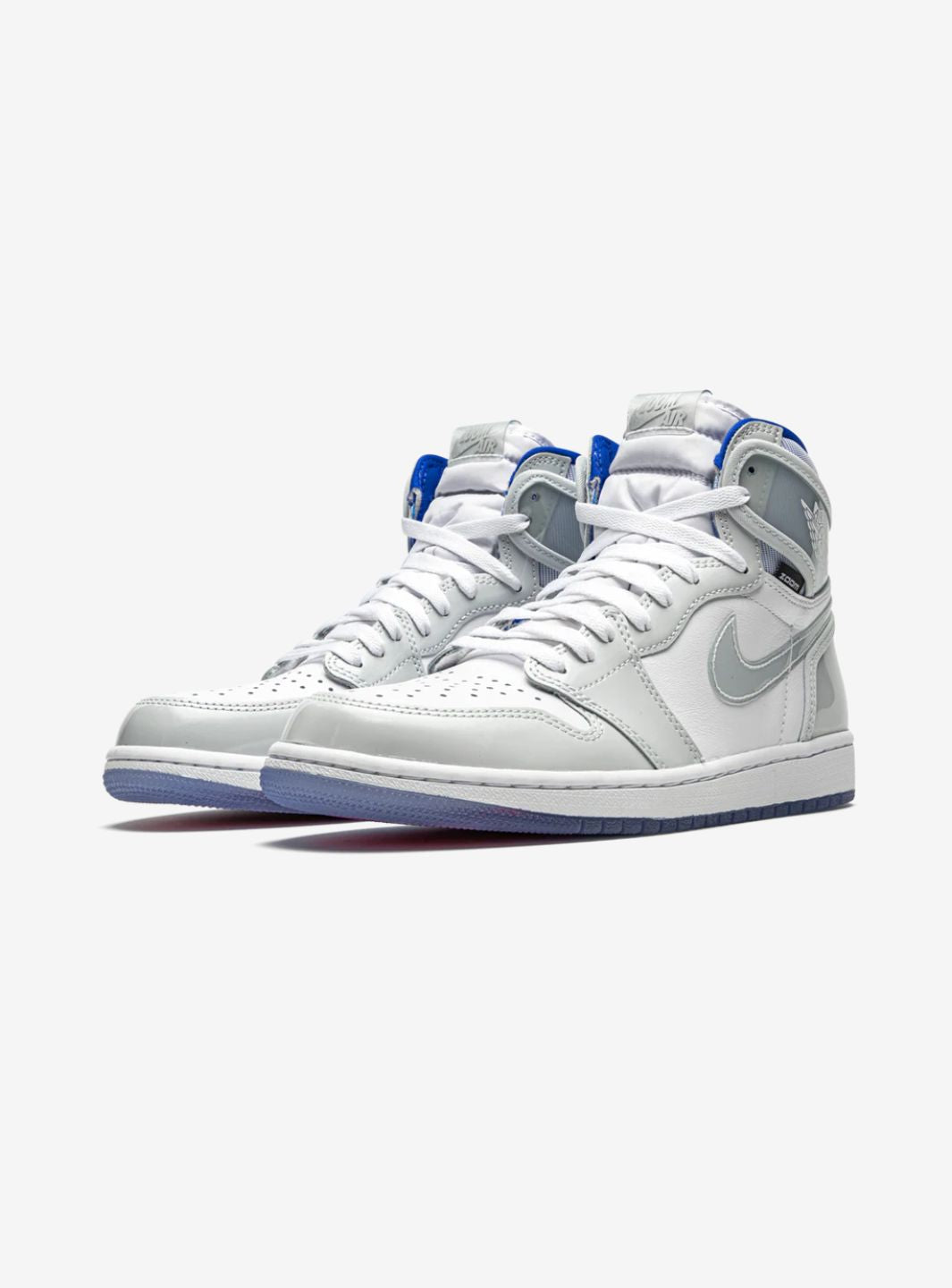 Air Jordan 1 Retro High Zoom White Racer Blue、JORDAN、Cacoeks