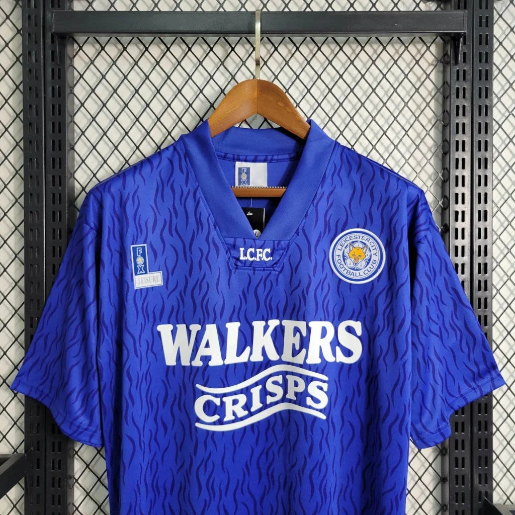 ManixJersey.com | Retro Leicester City 1992-94 Home Jersey -Customize Name, Number and Patch | Worldwide Shipping