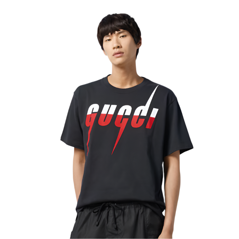 Gucci Blade Print T-Shirt Black、mysite、Cacoeks