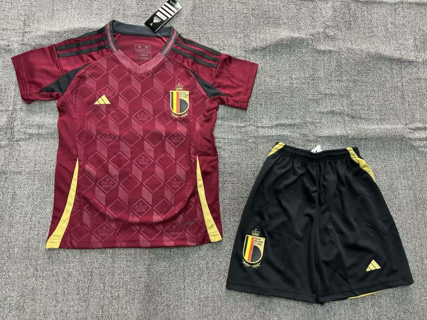 2024 Belgium National Team Home Football Shirt Kids Size Suit-mysite Custom Football Kit- Nextkits