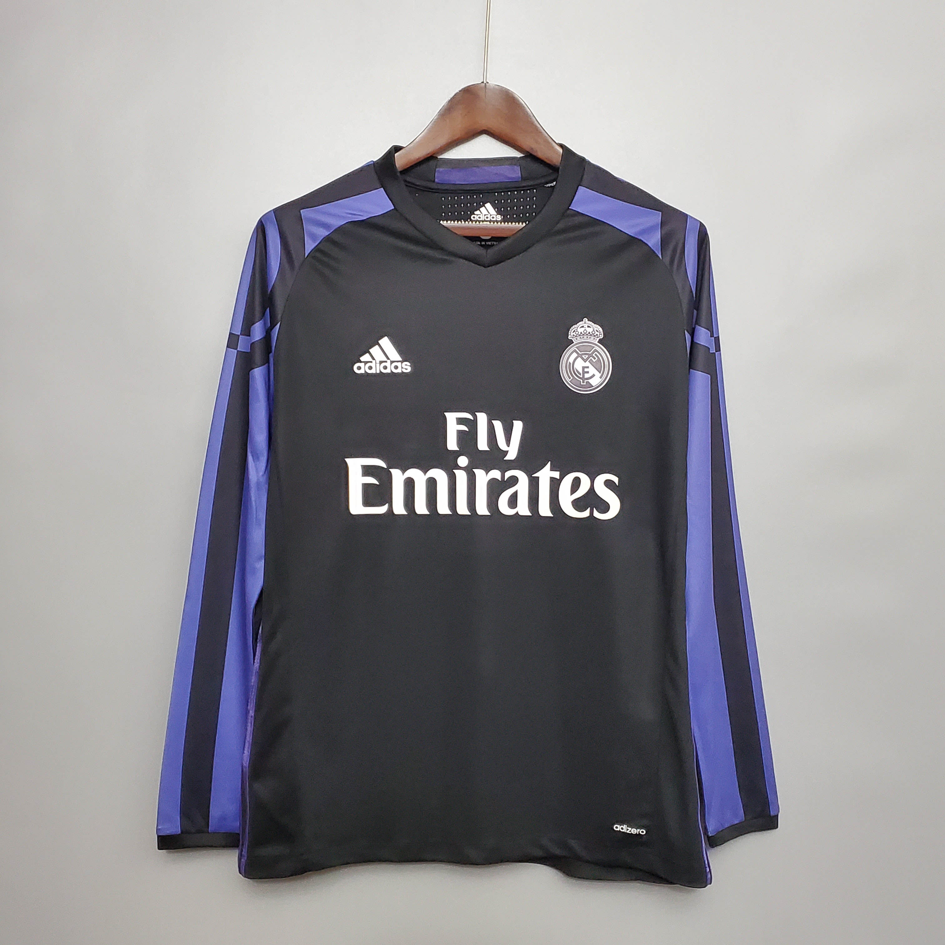 2016/2017 Retro Long Sleeve Real Madrid Third Away:football jersey mysite: unitedjerseyfootball 邓江浪:football