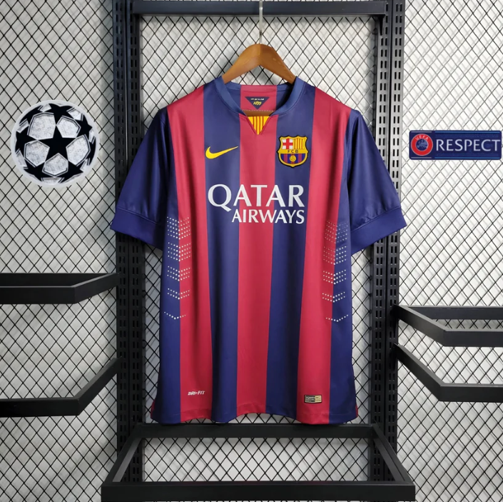 2014/2015 Retro Barcelona Football Shirt Home 1:1 Thai Quality:football jersey mysite: unitedjerseyfootball 邓江浪:football
