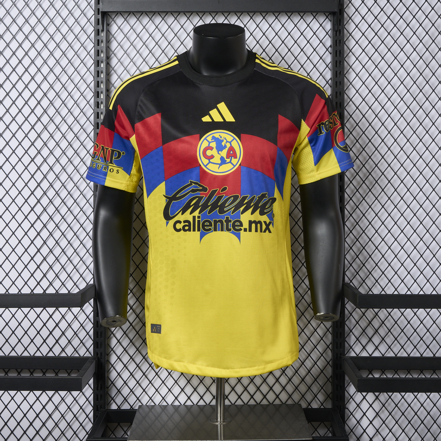 foot-Club América 25-26 Home Yellow Jersey - Player Version