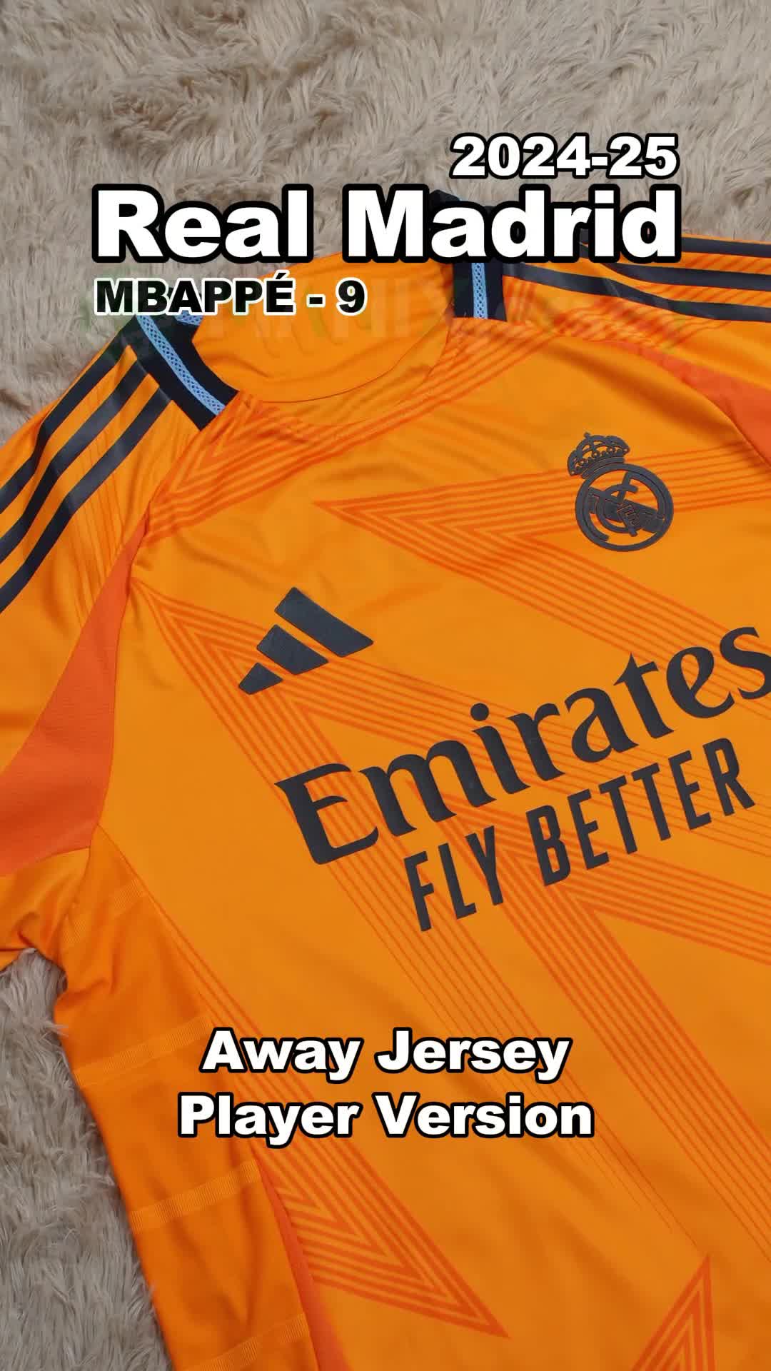 ManixJersey.com | Real Madrid 24-25 Away Jersey - Player Version -Customize Name, Number and Patch | Worldwide Shipping