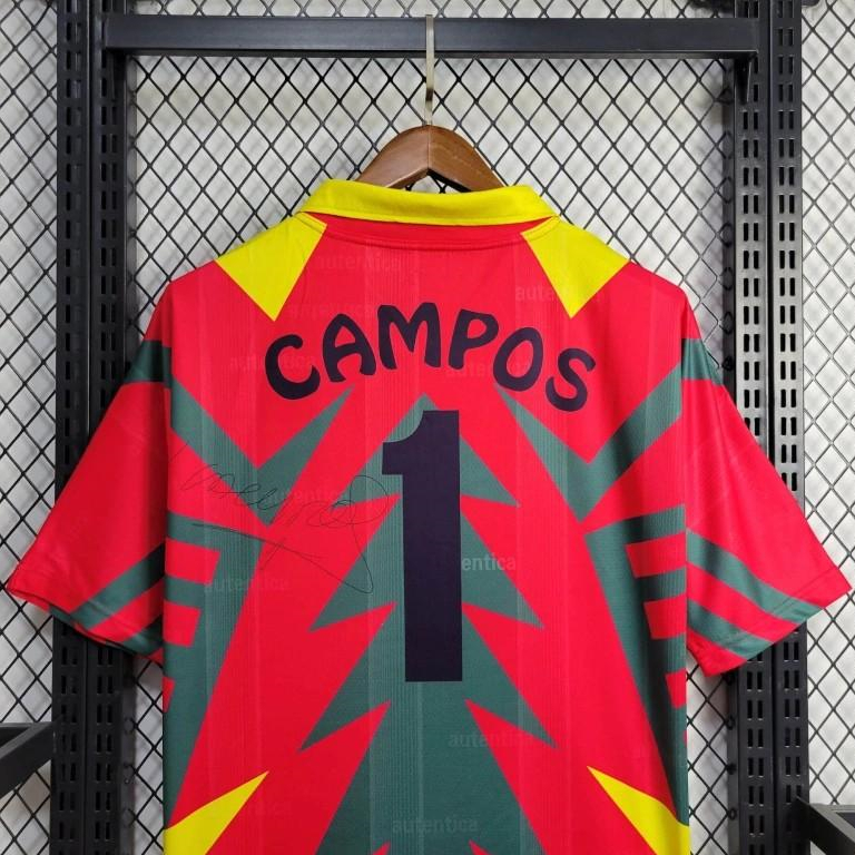 GlobeJersey-Retro Mexico 1998 World Cup Goalkeeper Red Jersey